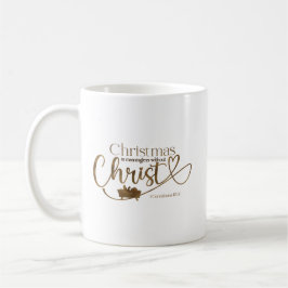 KERST BETEKENISLOOS ZONDER CHRISTUS 11 oz Koffiemok