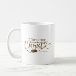 KERST BETEKENISLOOS ZONDER CHRISTUS 11 oz Koffiemok