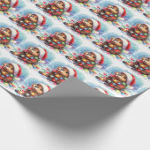 Kerst Bever Wrapping Papier (Hoek)