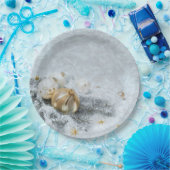 Kerst bevroren ornamenten papieren bordje (Feest)