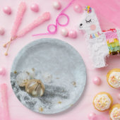 Kerst bevroren ornamenten papieren bordje (Feest)