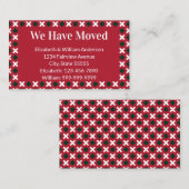 Kerst Bewegende Aankondiging Rood Groen Wit (Voorkant / Achterkant)