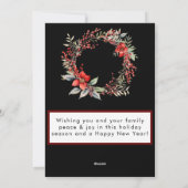 Kerst Bewegende Aankondiging Vakantie Kaart (Achterkant)