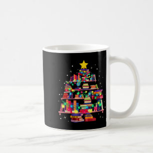 Kerst Bibliotheek Boom Liefde Lezen Boeken Nerd Th Koffiemok