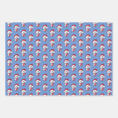 Kerst Bichon Wrapping Paper Set van 3 vellen (Voorkant 2)