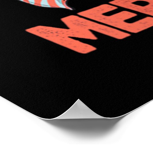 Kerst Biden Grappig Joe Biden Verwarde Xmas Poster (Hoek)