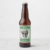 Kerst Bier Etiket (Voorkant)