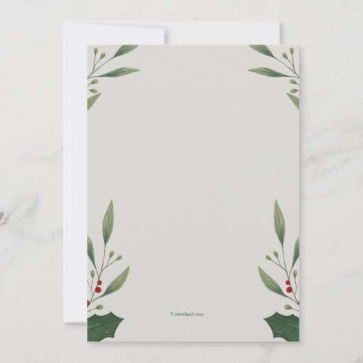 Kerst Bier Feest Kaart (Achterkant)