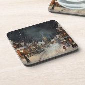 kerst bier onderzetter (Linkerzijde)