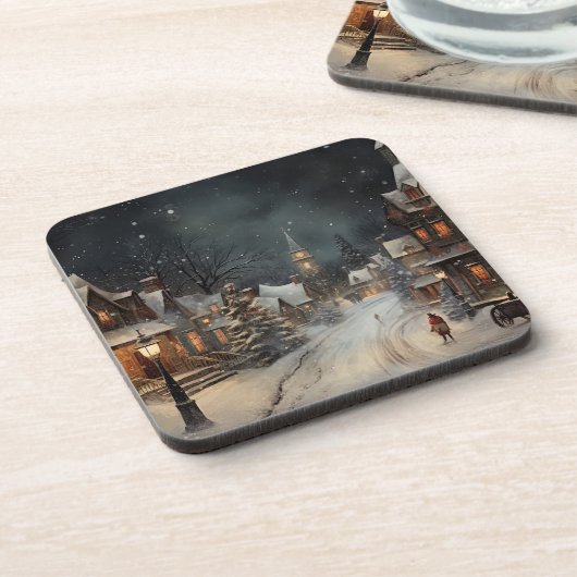 kerst bier onderzetter (Linkerzijde)