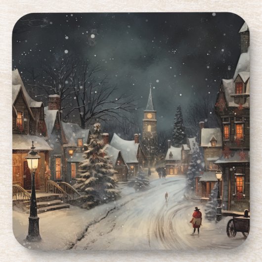  kerst bier onderzetter (Voorkant)