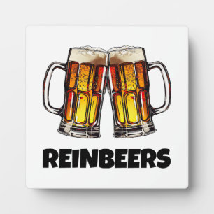 Kerst Bier Reinbeers Fotoplaat
