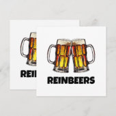 Kerst Bier Reinbeers Kaart (Voorkant / Achterkant)