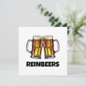 Kerst Bier Reinbeers Kaart (Staand voorkant)