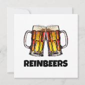Kerst Bier Reinbeers Kaart (Achterkant)