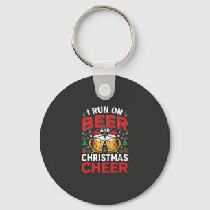 Kerst Bier Vrolijkheid Vakantie Drinken Sleutelhanger
