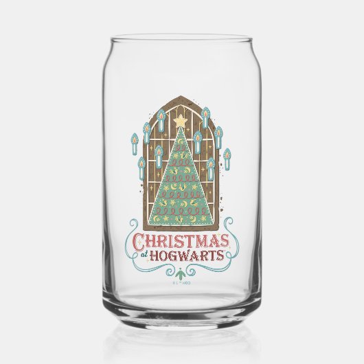 Kerst bij HOGWARTS™ Cookie Graphic Blikvorm Glas (Voorkant)