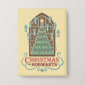 Kerst bij HOGWARTS™ Cookie Graphic Button (Voorkant)