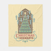 Kerst bij HOGWARTS™ Cookie Graphic Fleece Deken (Voorkant)
