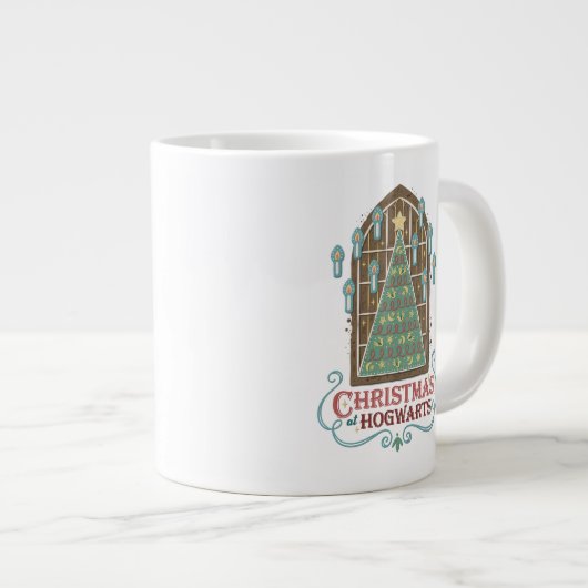 Kerst bij HOGWARTS™ Cookie Graphic Grote Koffiekop (Voorkant rechts)