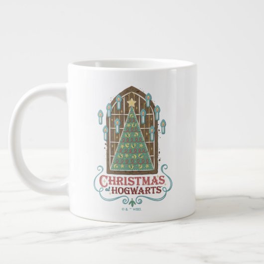 Kerst bij HOGWARTS™ Cookie Graphic Grote Koffiekop (Links)