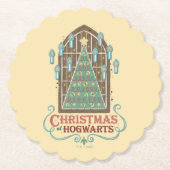 Kerst bij HOGWARTS™ Cookie Graphic Kartonnen Onderzetters (Voorkant)
