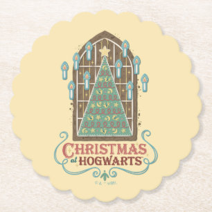 Kerst bij HOGWARTS™ Cookie Graphic Kartonnen Onderzetters