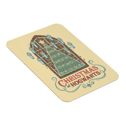 Kerst bij HOGWARTS™ Cookie Graphic Magneet (Rechterzijde)