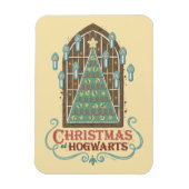 Kerst bij HOGWARTS™ Cookie Graphic Magneet (Verticaal)