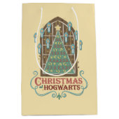 Kerst bij HOGWARTS™ Cookie Graphic Medium Cadeauzakje (Voorkant)
