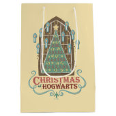 Kerst bij HOGWARTS™ Cookie Graphic Medium Cadeauzakje (Achterkant)