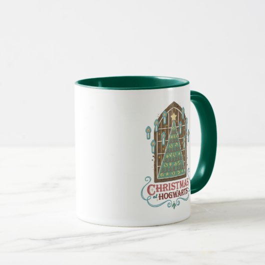 Kerst bij HOGWARTS™ Cookie Graphic Mok (Voorkant rechts)