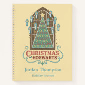 Kerst bij HOGWARTS™ Cookie Graphic Notitieboek (Voorkant)