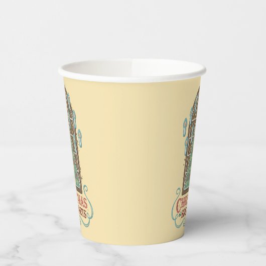 Kerst bij HOGWARTS™ Cookie Graphic Papieren Bekers (Links)