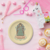 Kerst bij HOGWARTS™ Cookie Graphic Papieren Bordje (Feest)