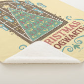 Kerst bij HOGWARTS™ Cookie Graphic Sherpa Deken (3/4)