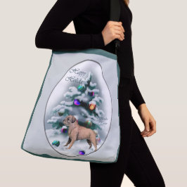 Kerst bij randweersomstandigheden crossbody tas