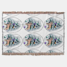 Kerst bij randweersomstandigheden deken