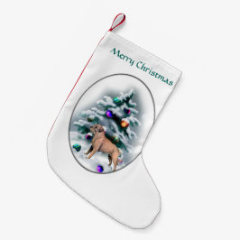 Kerst bij randweersomstandigheden kleine kerstsok