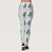 Kerst bij randweersomstandigheden leggings (Achterkant)