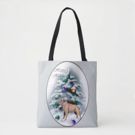 Kerst bij randweersomstandigheden tote bag