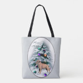 Kerst bij randweersomstandigheden tote bag (Achterkant)