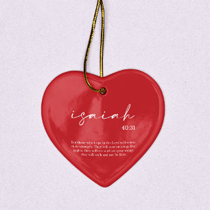 Kerst Bijbel Verse Jesaja Keramische Ornament