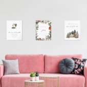 Kerst bijbelvers set van 3 muur kunst set (Woonkamer)