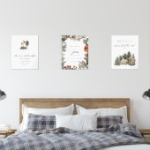 Kerst bijbelvers set van 3 muur kunst set (Slaapkamer)