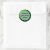 Kerst Bijbelvers Spreuken 3:5 Ronde Sticker (Tas)