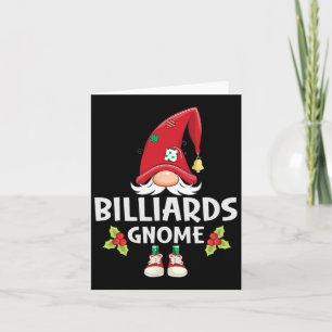 Kerst Biljart Gnome X-mas Familie Matching Kaart