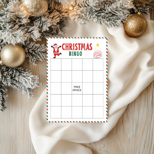 Kerst-Bingo Kaarten | Kerstfeest Spel voor Kindere
