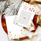 Kerst-Bingo Spel Feestdagenkaart