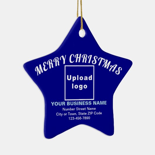 Kerst-blauw-kerstkeramisch versiering keramisch ornament (Rechts)